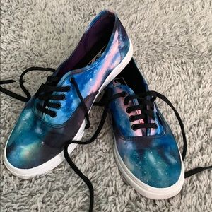 Galaxy vans lightly wore